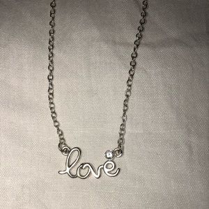 Justice “Love” Necklace